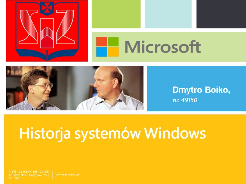 Historja systemów Windows  Dmytro Boiko,  nr. 49150
